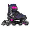 Patins In Line Infanto Juvenil Laser Preto/rosa Nº 38 Ao 41 - 3