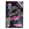 Patins In Line Infanto Juvenil Laser Preto/rosa Nº 38 Ao 41 - 5