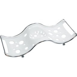 Porta Detergente, Sabão e Esponja Aço Cromado e Plástico Premium - Niquelart - 2