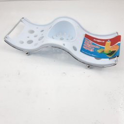 Porta Detergente, Sabão e Esponja Aço Cromado e Plástico Premium - Niquelart - 3
