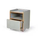 Ver imagem 6 de Mesa de Cabeceira 1 Gaveta com Nicho Cindy - Verde