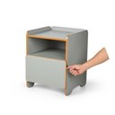 Ver imagem 4 de Mesa de Cabeceira 1 Gaveta com Nicho Cindy - Verde