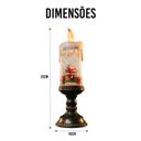 Ver imagem 2 de Vela Natal Castical Luminaria Natalina Enfeite Decoracao Shopping Loja Vitrine Balcao Recepcao Entra