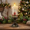 Ver imagem 7 de Vela Natal Castical Luminaria Natalina Enfeite Decoracao Shopping Loja Vitrine Balcao Recepcao Entra