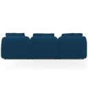 Ver mais imagens de Sofá 4 Lugares com Chaise Direito Sala Living 288cm Arlo F04 Veludo Azul Marinho - Lyam Decor