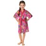 Roupão Infantil M Aveludado Quimono Patrulha Canina Menina Lepper - 1