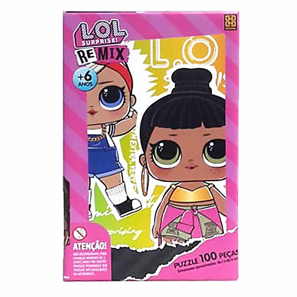 Quebra-Cabeça Infantil - 100 Peças - LOL Surprise Remix - Grow - 2