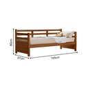 Ver imagem 3 de Kit Sofá Cama Enjoy Mona Madeira Maciça com Mesa de Centro Polo em Madeira Maciça Freijo