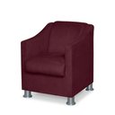 Ver imagem 5 de Mini Poltrona Cadeira Infantil Tilla de Criança Suede Bordô