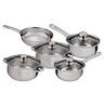 Conjunto de Panelas Inox 5 Peças com Tampa de Vidro - Richwell BK6115 - 1