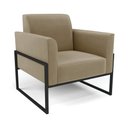 Ver imagem 4 de Sofá Namoradeira com Poltrona Base Industrial Alta Preto Marisa Suede D03 - D’Rossi Marrom Ra