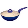 Panela Wok Euro Intense com Revestimento Cerâmico Azul 28cm - Dolce Vita - 1
