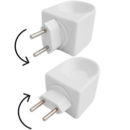 Difusor De Ambiente Elétrico Bivolt Porcelana -Via Aroma - 3
