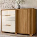 Ver imagem 1 de Cômoda Ambiente Texas Freijó Off White - Moval