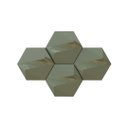 Ver imagem 1 de Revestimento Hexagonal 3d - Ferro Fluid - Montizi:verde Cataratas