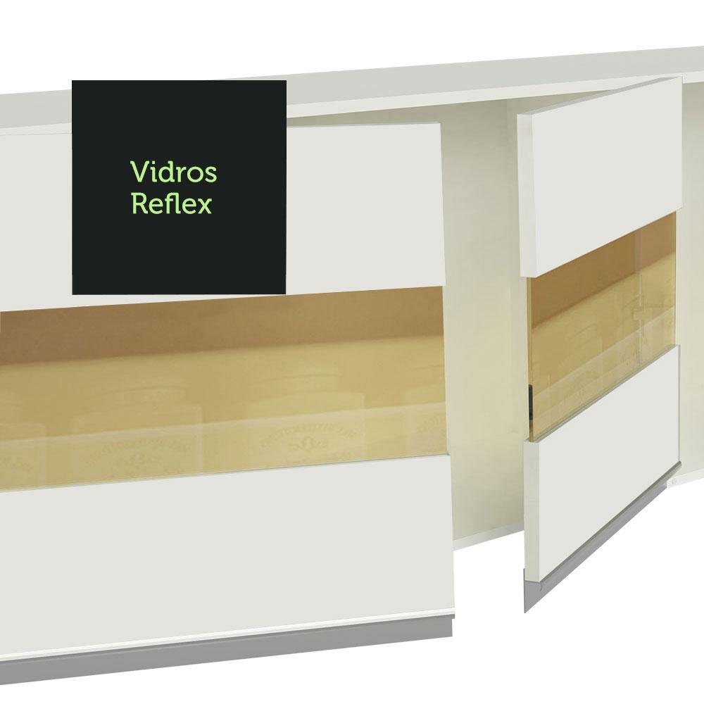 Armário de Cozinha Compacta 100% MDF 180cm Branco Smart Madesa 03 - 7