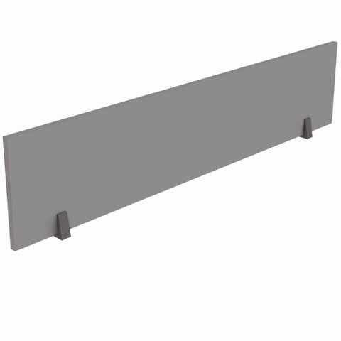 Painel Divisor em MDP 110x25cm Linha Versa Cinza para Escrit