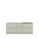 Ver imagem 2 de Balcão de Cozinha Fineze 1 Porta 6 Gavetas 100% MDF Areia Hp/Cinamomo - Henn