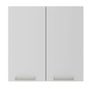 Ver imagem 5 de Armário Aéreo para Cozinha 80cm 2 Portas Freijó Branco Cz3115