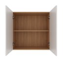 Ver imagem 6 de Armário Aéreo para Cozinha 80cm 2 Portas Freijó Branco Cz3115