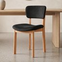 Ver imagem 4 de Kit 04 Cadeiras para Sala de Jantar Cozinha Living Estofada Dara L02 Suede Preto - Lyam Decor