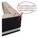 Ver imagem 3 de Kit C/ 4 Pés Cantoneira Madeira Maciça C/ Aplique P/ Sofá Tabaco