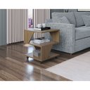 Ver imagem 5 de Kit Sapateira Spin Tropical 2 Portas e 2 Mesas de Cabeceira/centro Poquema