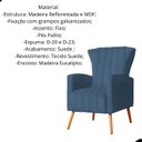 Ver imagem 2 de Kit 02 Poltrona Pés de Palito Melinda Suede
