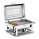 Ver imagem 1 de Rechaud Retangular Savoy Inox com Fogareiro Gn 1/1 Brinox