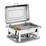 Rechaud Retangular Savoy Inox com Fogareiro Gn 1/1 Brinox - 1