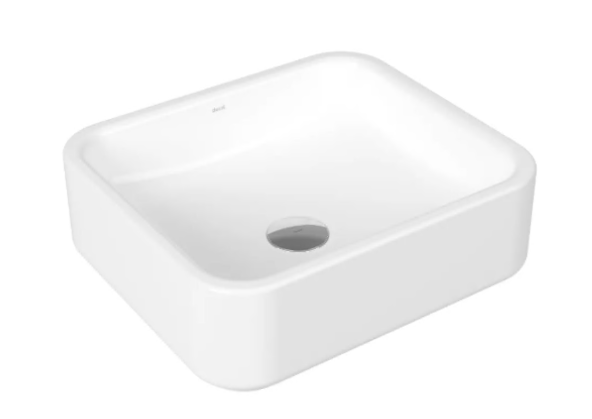 Cuba Apoio Rt5 Retangular White Icc 400x350x128 - Docol Docol Louças - 1