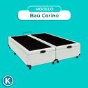 Ver imagem 5 de Cama Box Bau Queen Blindado Nature Branco 158x198