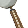 Lupa de Aumento Decorativa Estilo Madeira com Detalhes 25cm - 2