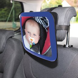 Espelho Para Banco Traseiro Carro Vigia Bebê Ajustavel Kababy Azul - 3