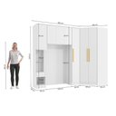 Ver imagem 4 de Quarto Modulado Kappesberg Adapt Branco 5 Peças