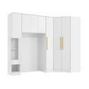 Ver imagem 2 de Quarto Modulado Kappesberg Adapt Branco 5 Peças