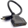 Cabo Duplicador HDMI em Y - 1 Entrada 2 Saidas Splitter 1x2 - 1