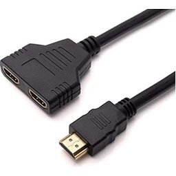 Cabo Duplicador HDMI em Y - 1 Entrada 2 Saidas Splitter 1x2 - 2