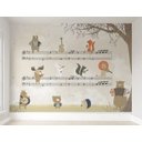 Ver imagem 1 de Papel de parede infantil safári animal partitura musical M² PP24A