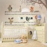 Papel de parede infantil safári animal partitura musical M² PP24A - 4