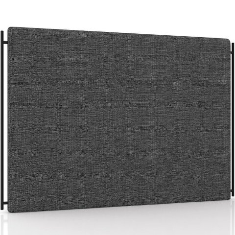 Cabeceira Cama Box Queen 160cm Estofada Goya P05 Linho Cinza Escuro - Lyam Decor