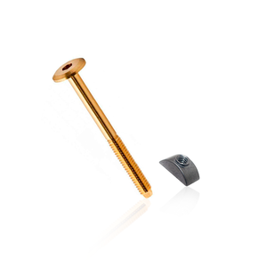 Parafuso Cama 1/4" x 120 mm Chave Allem Porca Meia Lua 35 Unidades