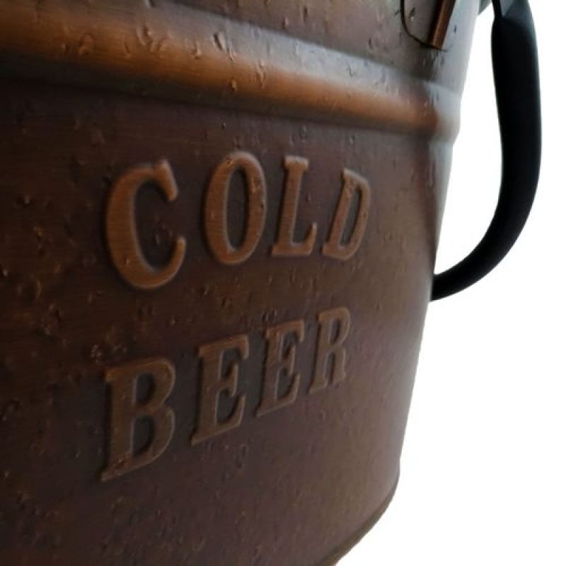 Champanheira de Metal Cobre Cold Beer - 4