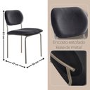 Ver imagem 3 de Conjunto Sala de Jantar Mesa Malta 120cm Tampo Laqueado Vidro Canto Moeda e 4 Cadeiras Marchezine