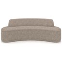Ver imagem 3 de Sofá 4 Lugares Curvo Sala de Estar Living Cancún D02 Bouclê Bege Escuro 230cm Pb-04 - Lyam Decor