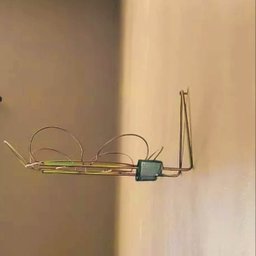 Suporte de Parede Margarida Pequeno (25cm) Dourado Nutriplan - 5