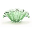 Ver imagem 1 de Centro de Mesa em Cristal Murano Leque - Verde