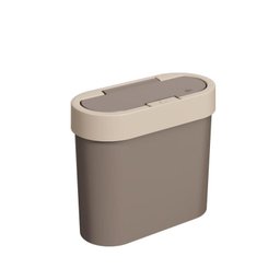 Lixeira Automática 2,8 Litros Flat Warm Gray e Light Gray - 1