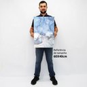 Ver imagem 2 de Quadro Decorativo em Canvas Abstrato Mármore Azul Claro TaColado Borda Infinita 60 x 40cm