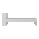 Ver imagem 2 de Cama de Solteiro para Colchão 188 X 78cm com Baú Embutido Multimóveis Mp4229 Branco Branco
